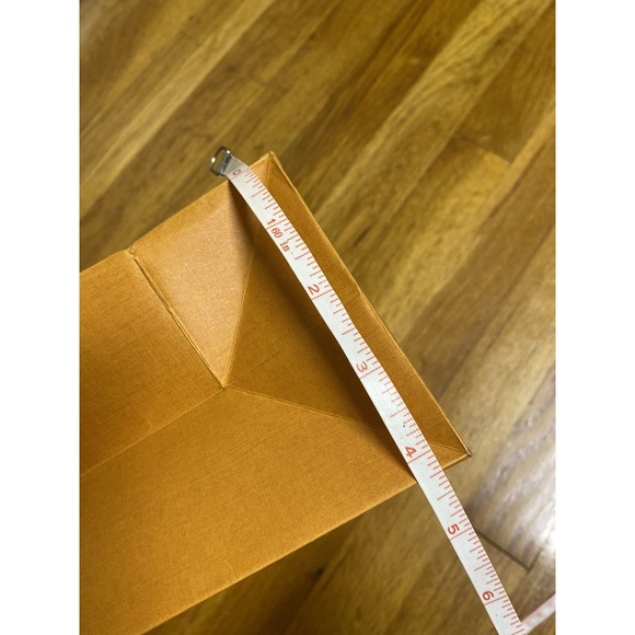 LOUIS VUITTON 4.5 X 10 X 14 Large Authentic Gift Shopping Paper Bag Orange - Picture 10 of 10